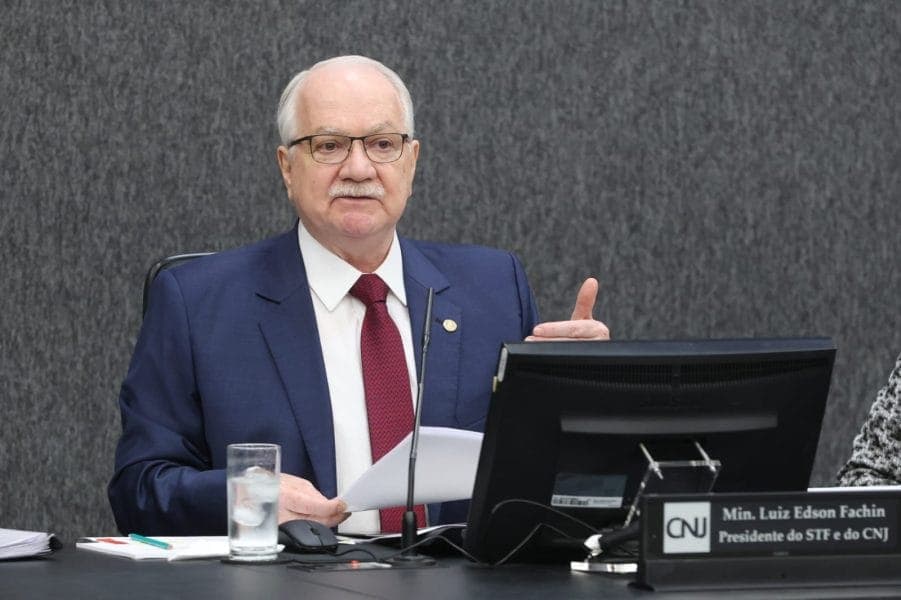 <i><em class="italic" style="white-space: pre-wrap;">Ministro Luiz Edson Fachin. Foto: Luiz Silveira/CNJ</em></i>